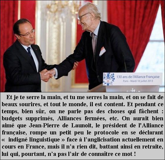 Franois Hollande et Jean-Pierre de Launois