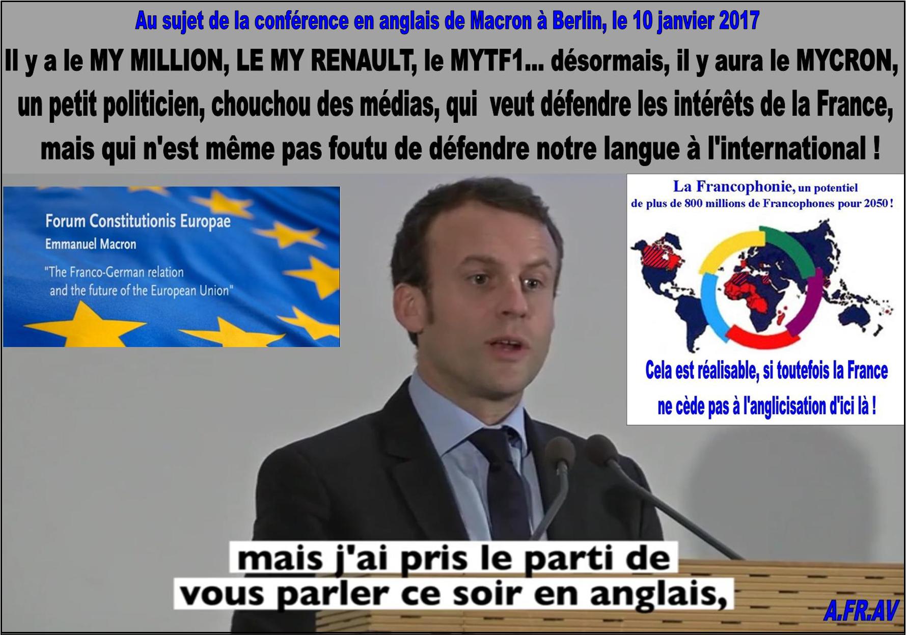 Emmanuel Macron et la langue franaise