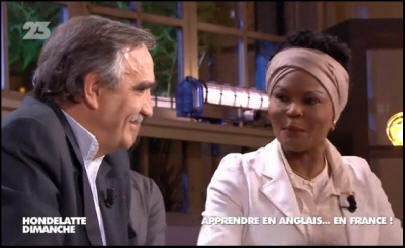 Calixthe Beyala et Bruno Sire