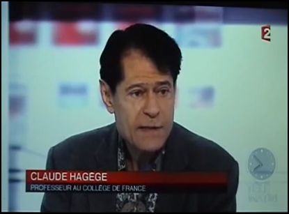 Claude Hagge sur le front de la lutte contre l'anglicisation