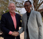 Bill Clinton et son ami Paul Kagame
