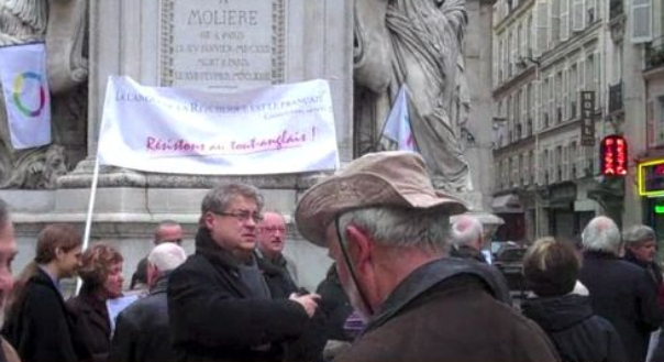 Manifestation  Paris pour la langue franaise