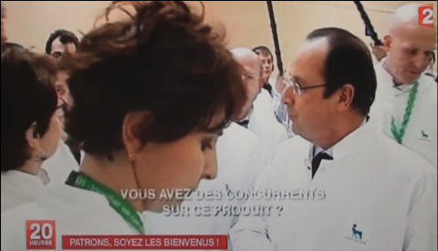 Hollande en anglais, � Chartres !