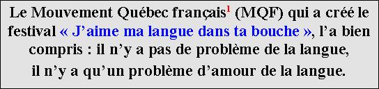 J'aime ma langue dans ta bouche !