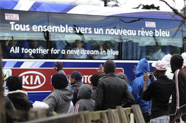 Autocar des Franais pour le Mondial 2014 au Brsil