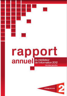 Le rapport-2012 du mdiateur de l'information de France 2