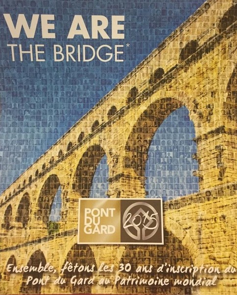 Affiche illicite du Pont-du-Gard