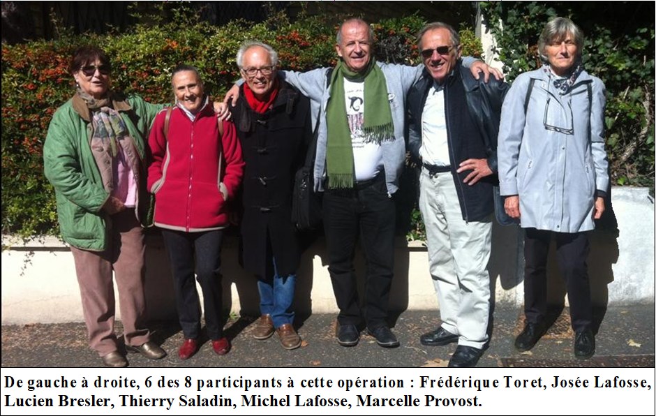 Distribution-Afrav de tracts dans l'Essonne contre le tout-anglais dans nos écoles