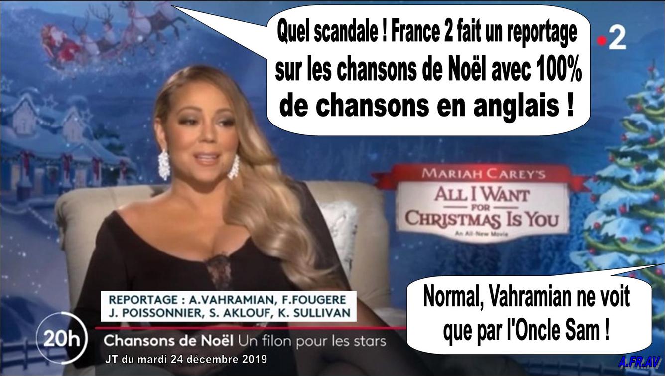Agnès Vahramiam, journaliste pour France-Televisions et les chansons de Noël