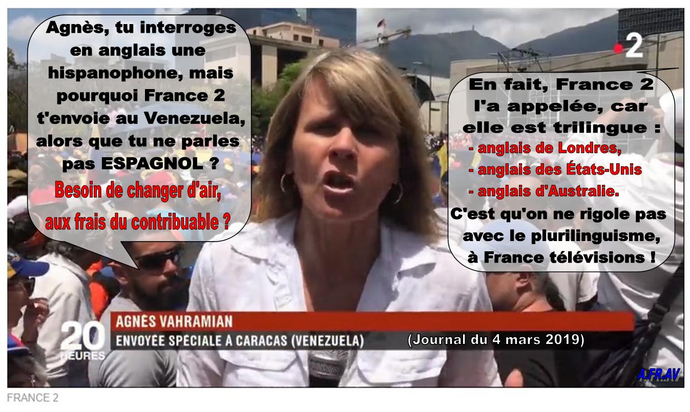 Agnès Vahramiam, journaliste à France Télévisions