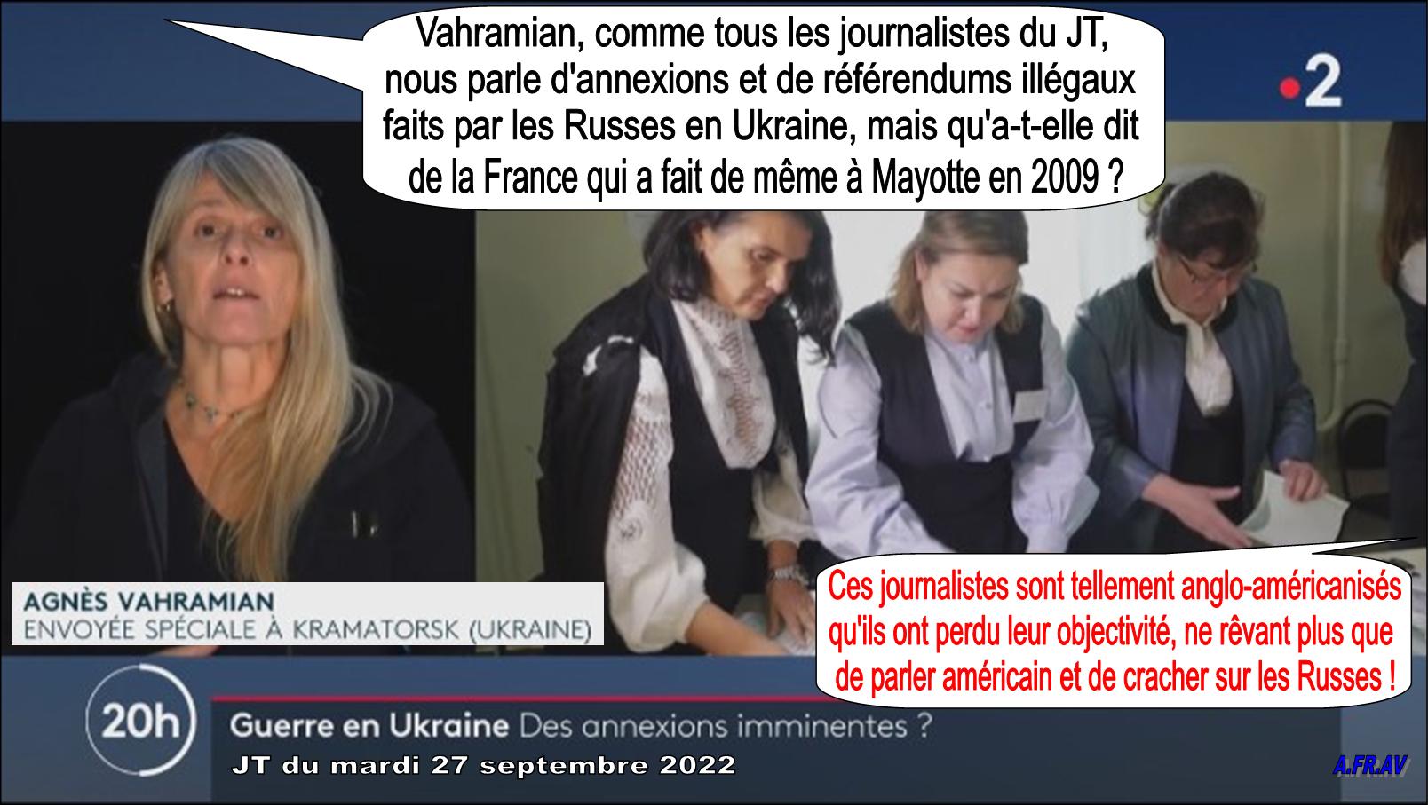 Agnès Vahramian en Ukraine à Kramatorsk