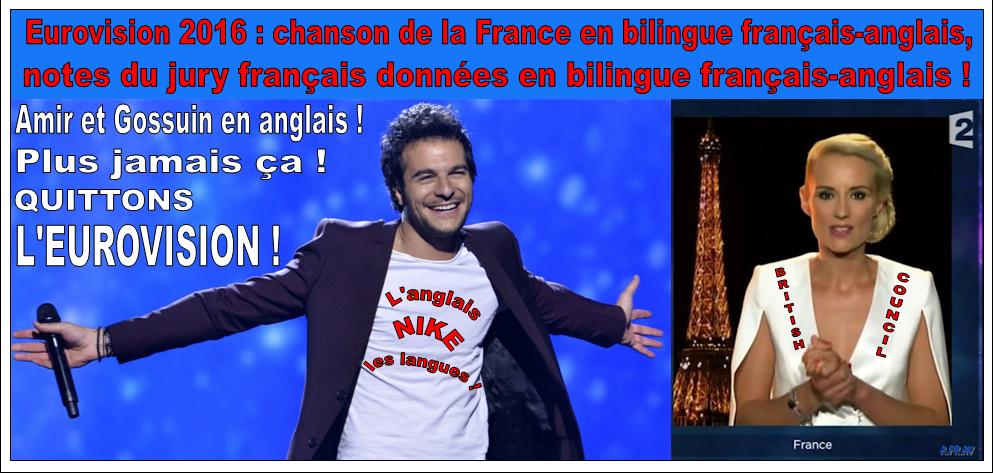 Amir et Gossuin � l'Eurovision