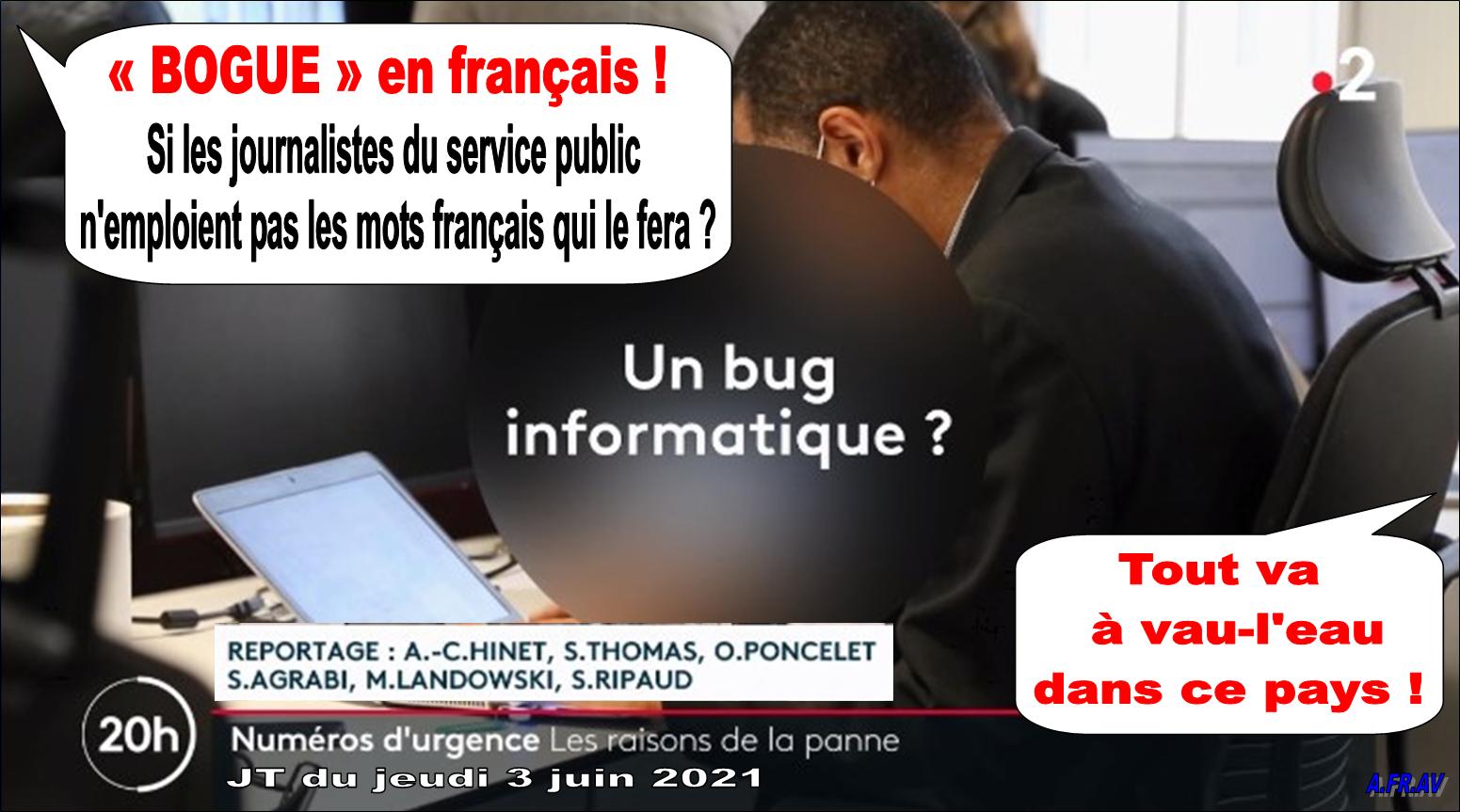 Anne-Charlotte Hinet et le bogue informatique au 20h de France 2