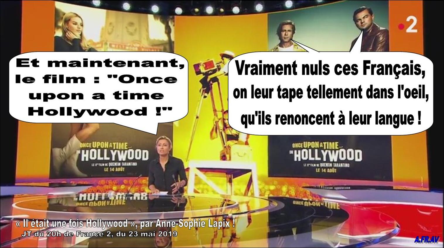 Anne-Sophie Lapix et le film Once upon a time Hollywood.jpg