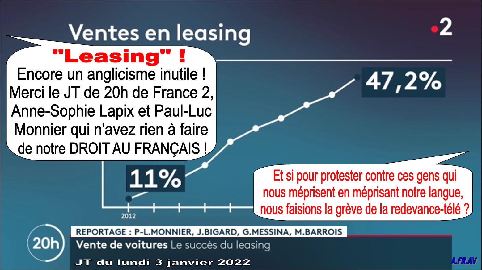 Anne-Sophie Lapix, Paul-Luc Monnier, France 2, France Télévisions, leasing, location-vente