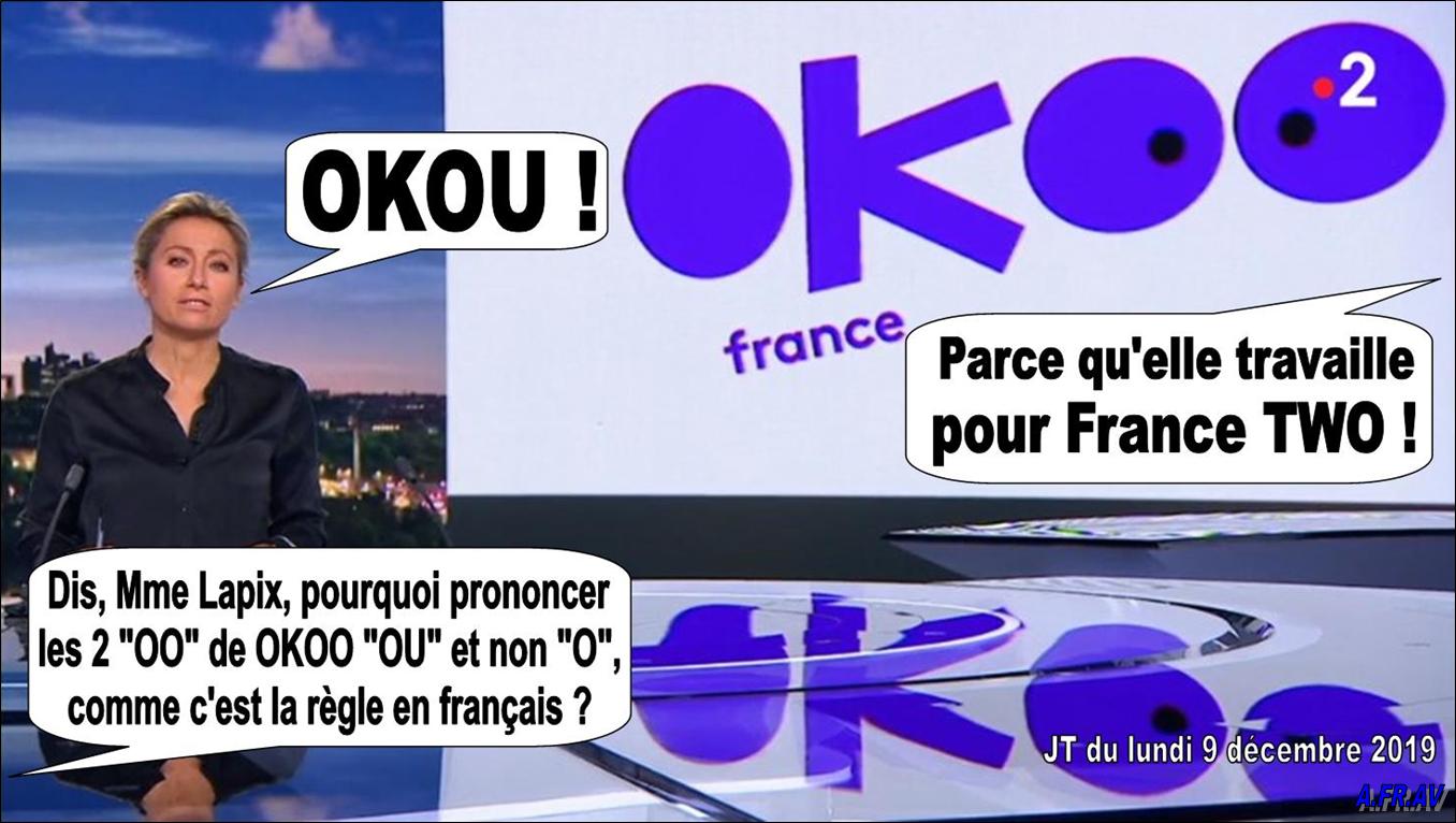 Anne-Sophie Lapix, journaliste à France 2 et OKOO