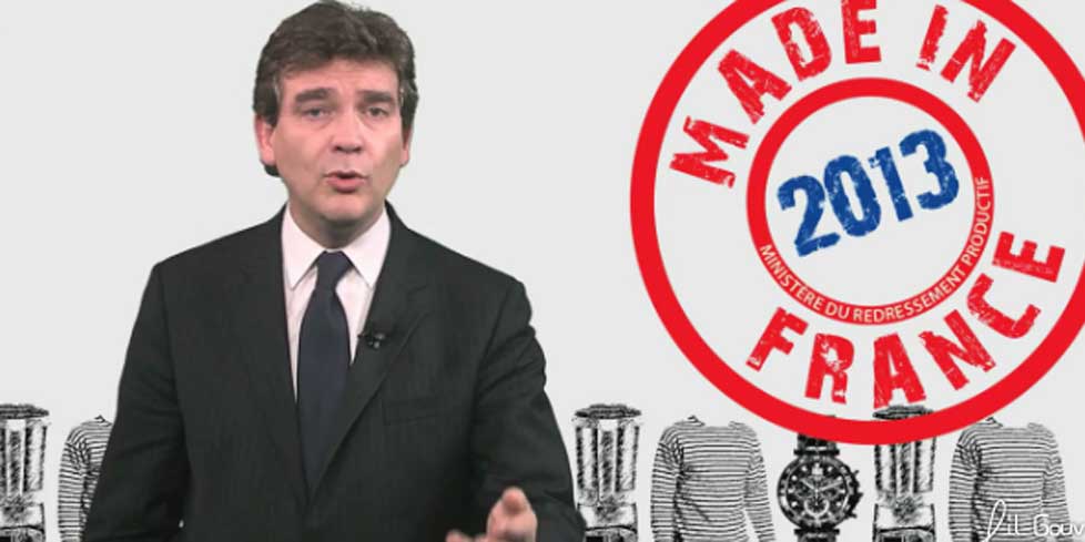 Arnaud Montebourg, agent de l'anglicisation