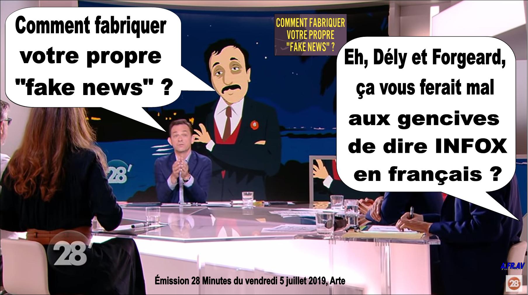 Arte, Renaud Dély, Benoît Forgeard et INFOX