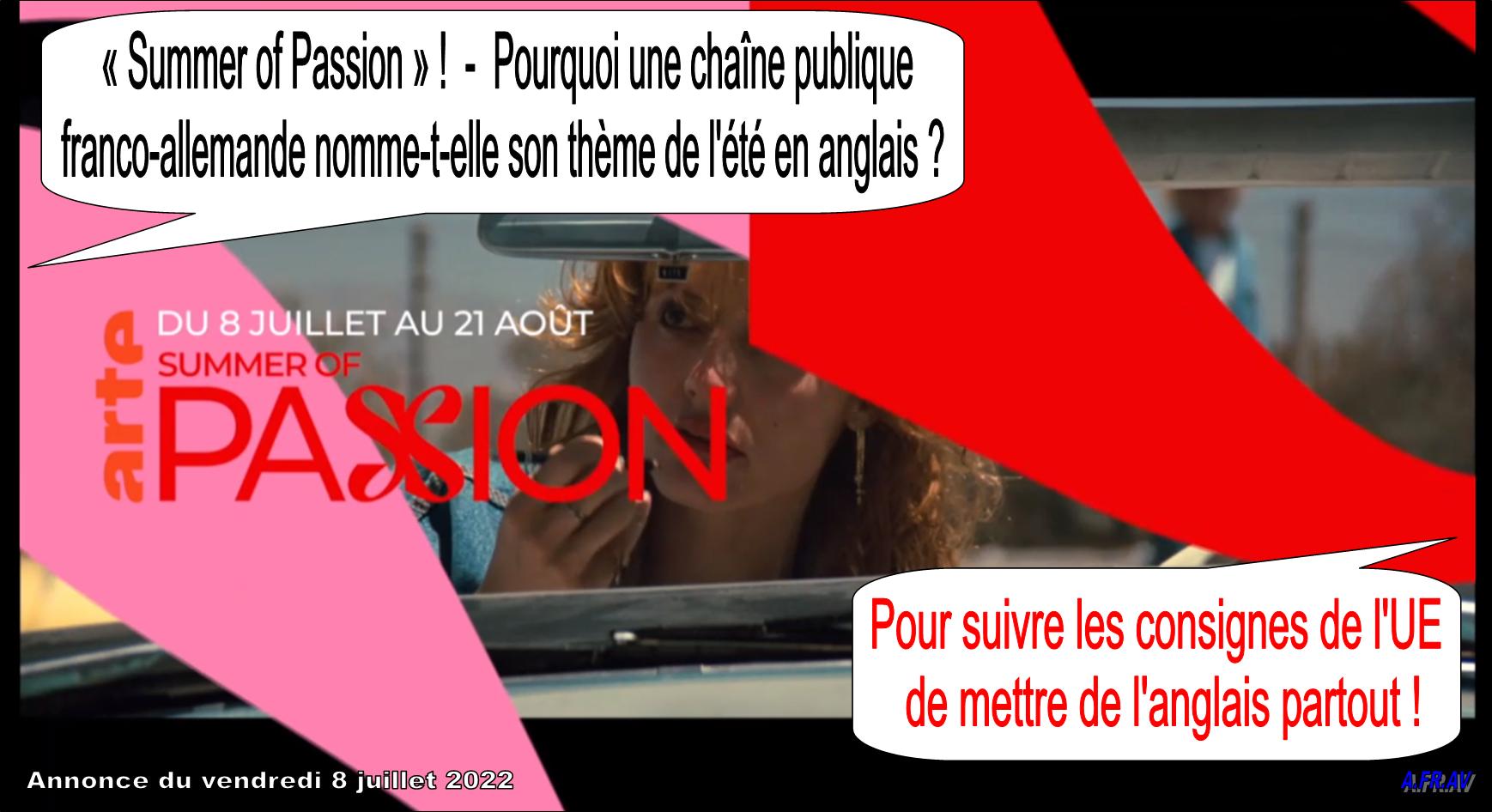 Arte, Summer of Passion, été 2022