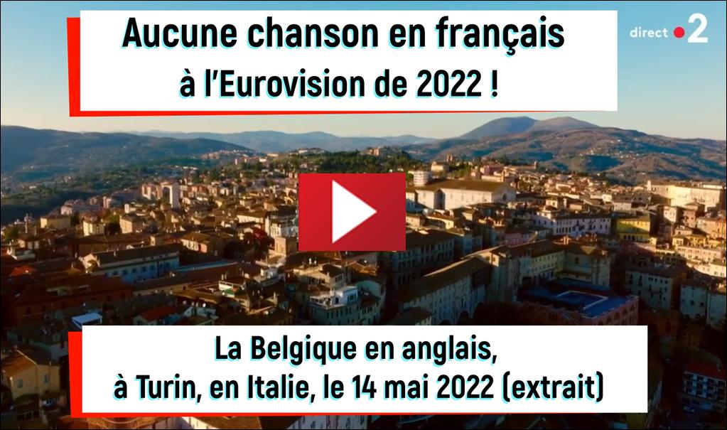 La Belgique en anglais � l'Eurovision 2022, Turin, Italie