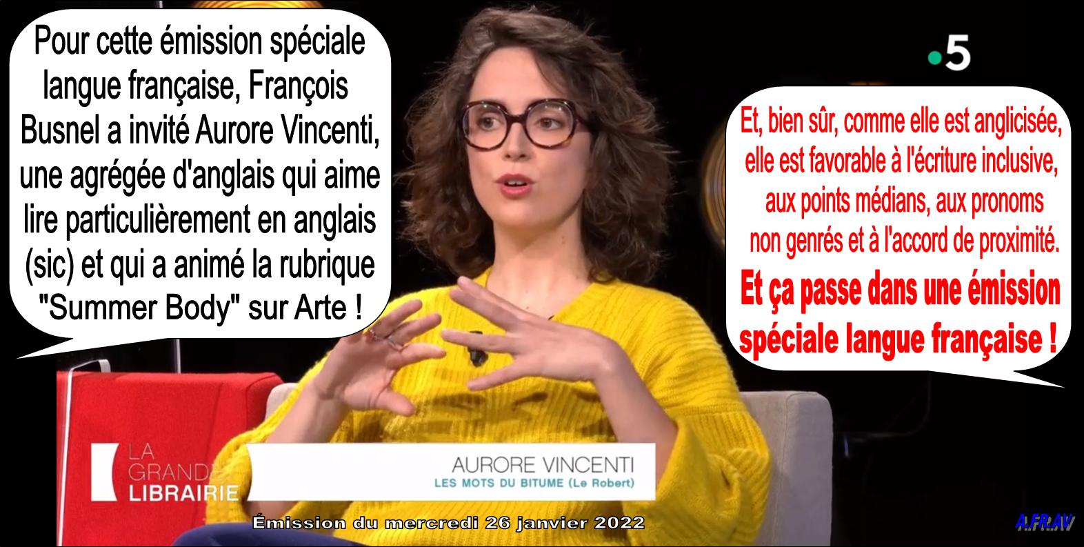 /Aurore Vincenti et François Busnel, France 5, La Grande Librairie