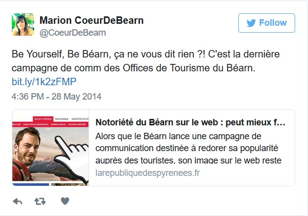 Le Béarn, pays anglicisé !