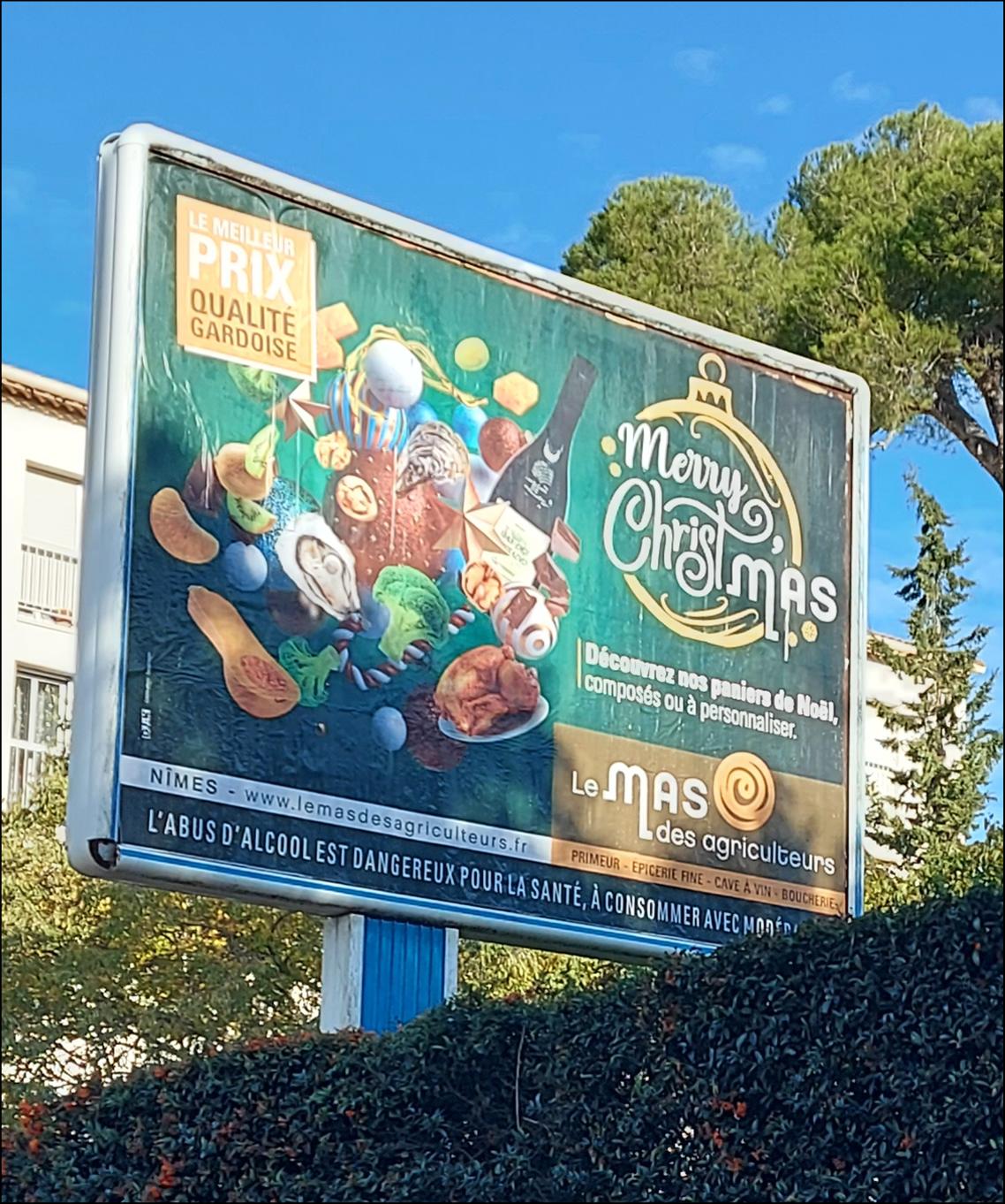 Boycottons le Mas des Agriculteurs à Nîmes qui préfère la langue anglaise à la langue française