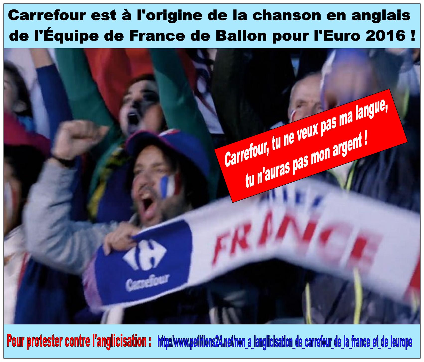 Carrefour se fout de la langue française !