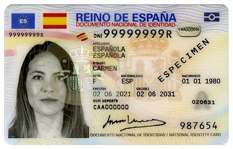 Carte d'identité espagnole