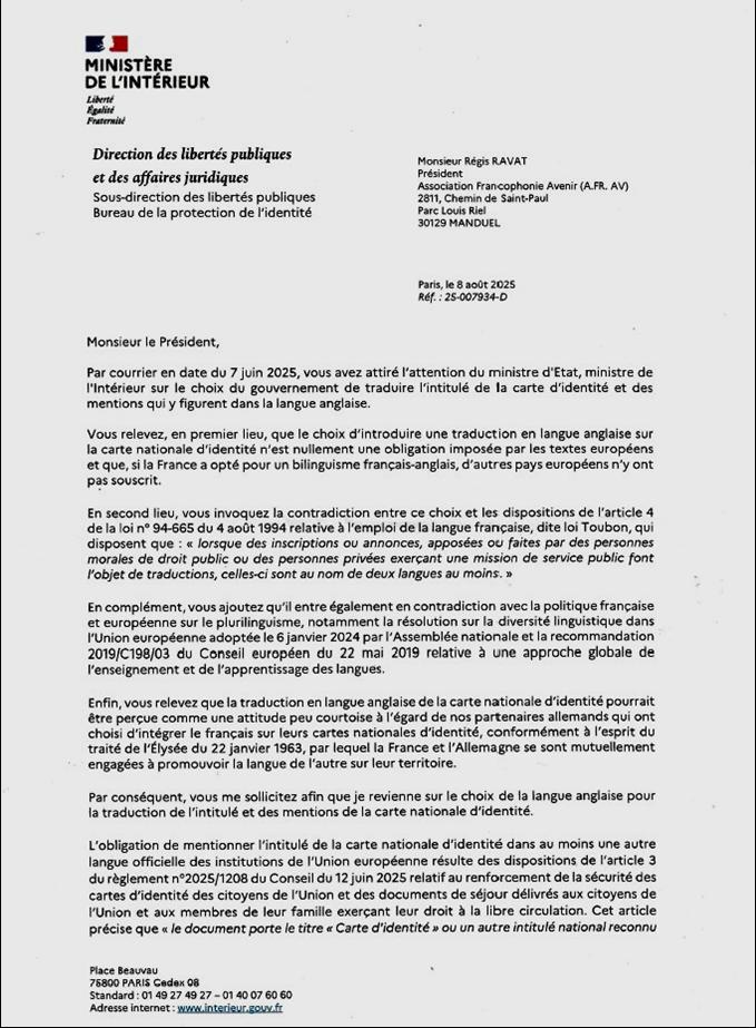 carte d'identité nationale, CIN, Damien Tournemire, Bruno Retailleau, ministère de l'Intérieur