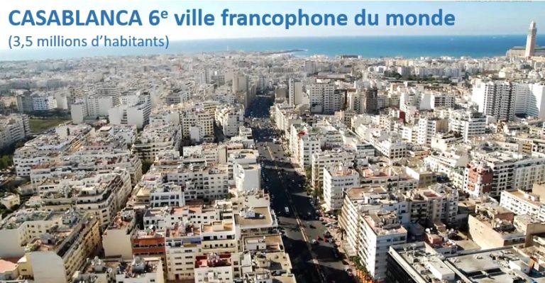 Casablanca, sixime ville francophone du monde