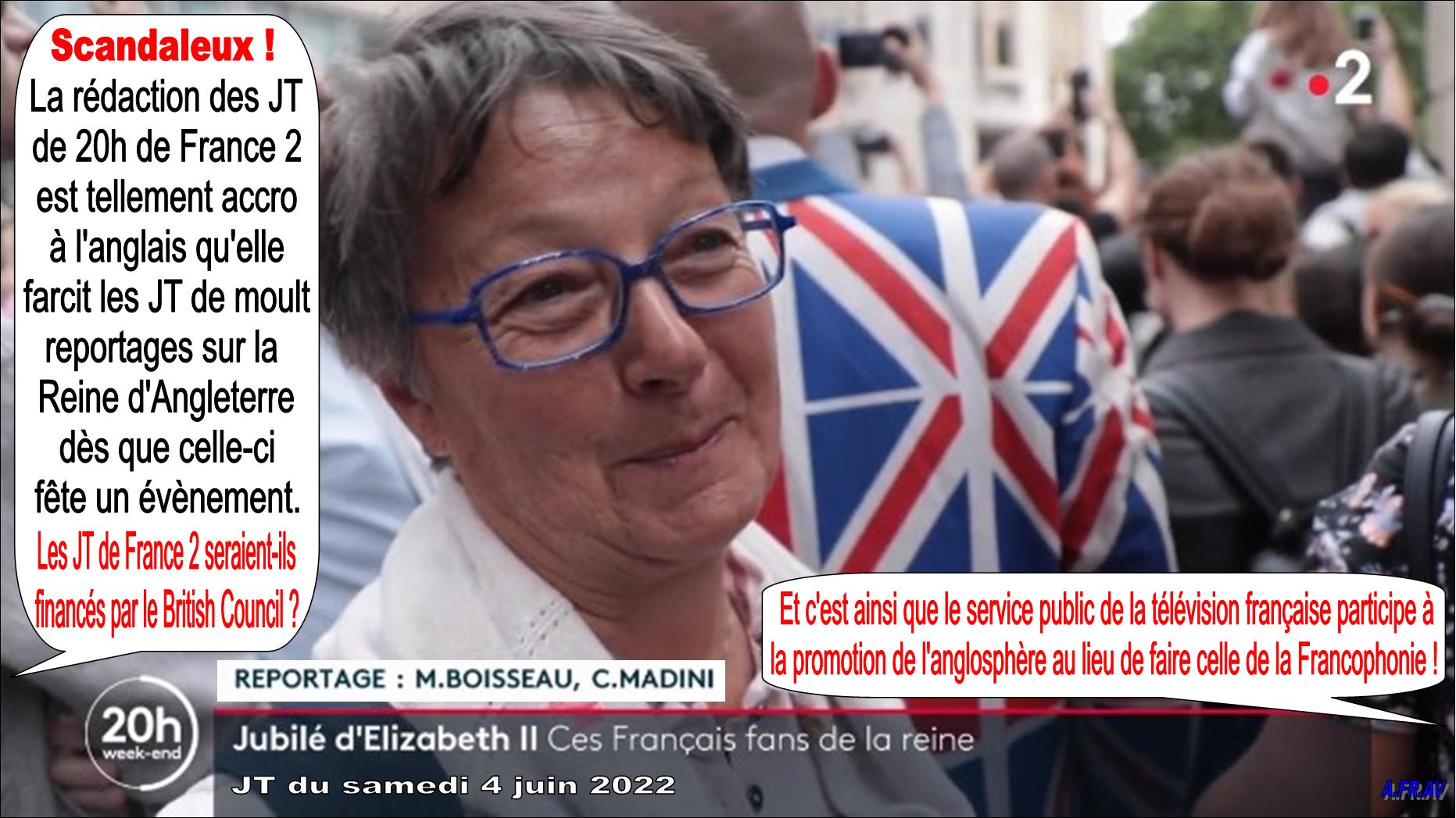 Charline Madini, Matthieu Boisseau, Jubilé de la Reine Elisabeth-II, France-Télévisions