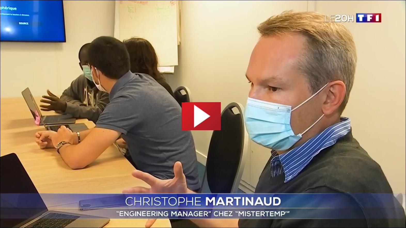 Christophe Martinaud chez Mistertemp et les anglicismes