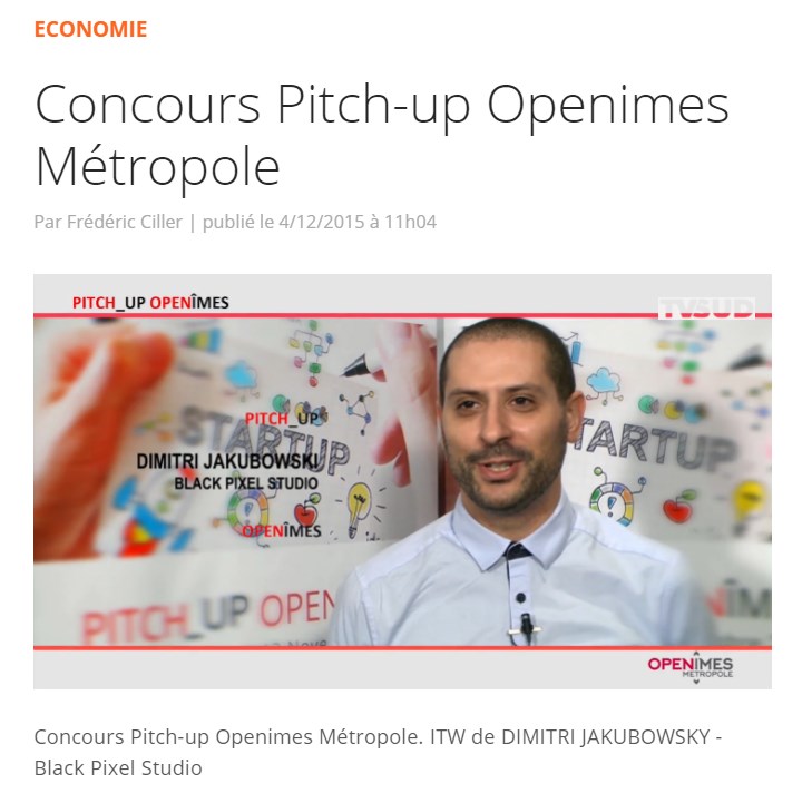 Dimitri Jakubowsky au Pitch-Up de l'OPEN�mes
