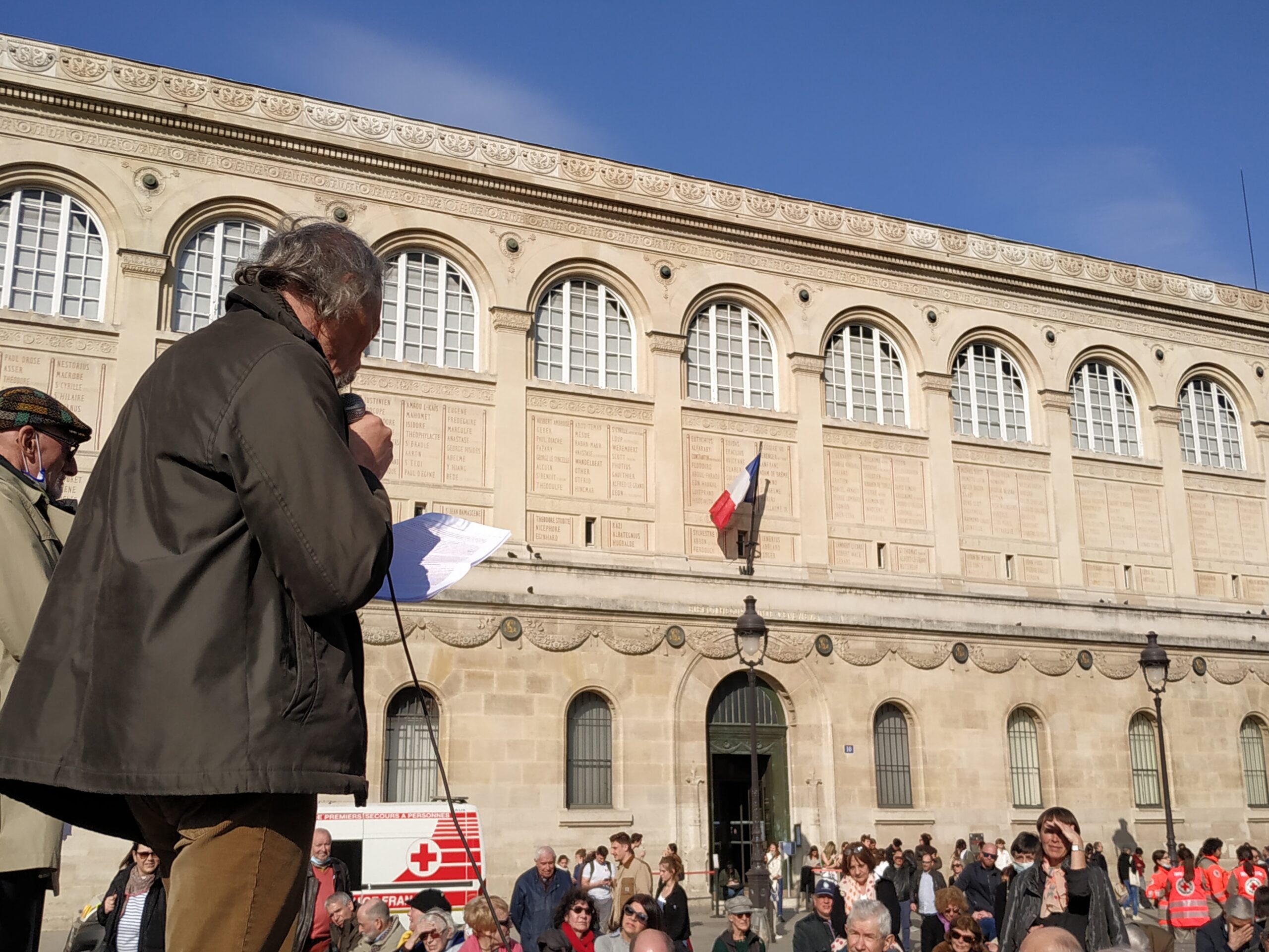 Discours de Georges Gastaud au rassemblement du 20 mars 2022 à Paris pour la langue française