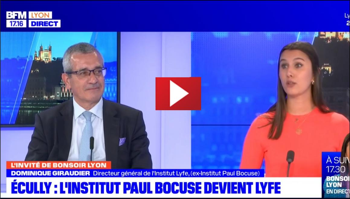Dominique Giraudier, directeur de l'Institut Lyfe, ex-Institut Paul Bocuse