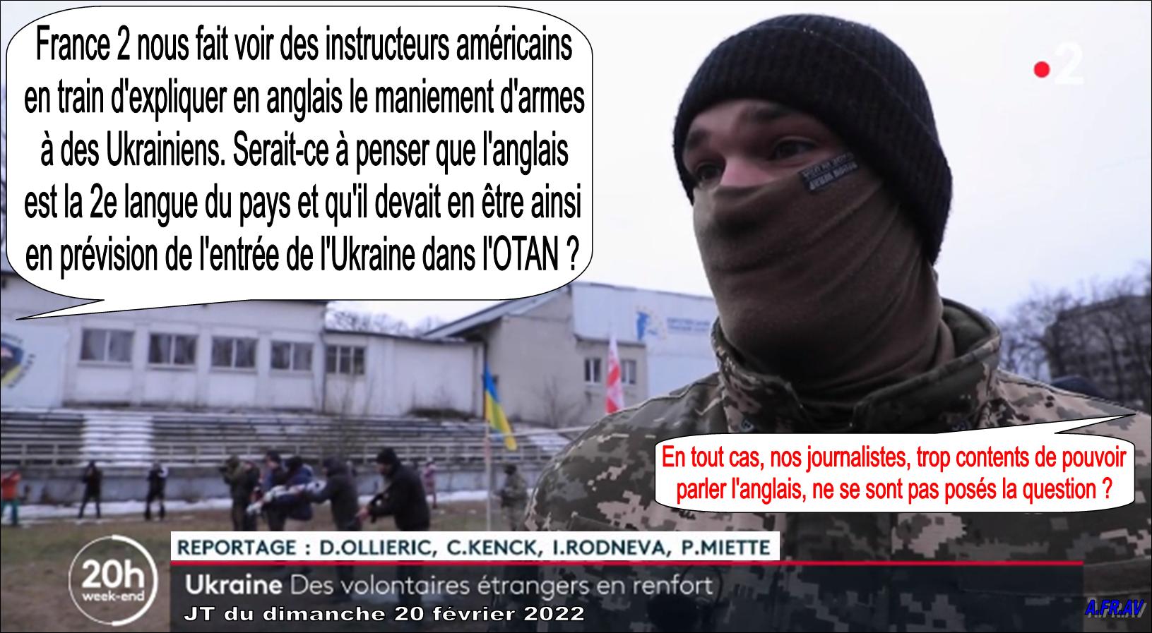 Dorothée Olliéric, Ukraine JT de 20 heures France 2, France Télévisions