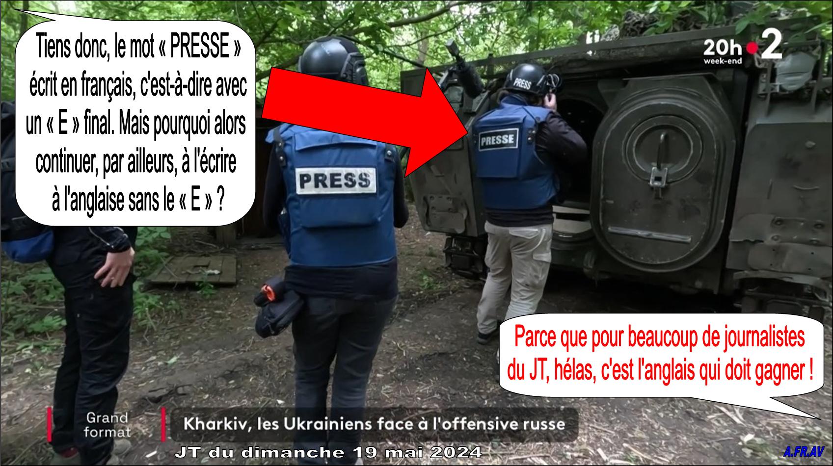 Dorothée Olliéric, envoyée spéciale à Kharkiv en Ukraine pour le Journal de 20 heures de France 2