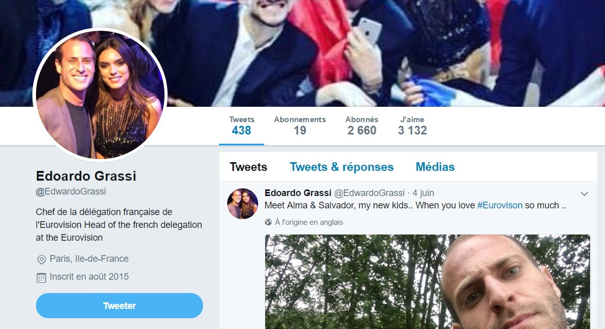 Edoardo Grassi et Alma, Eurovision 2017