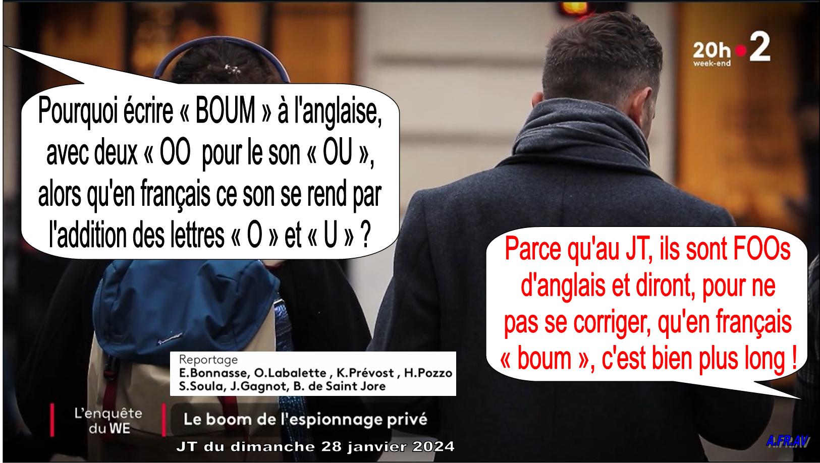 Eleana Bonnasse, Océane Labalette, Kylian Prevost, BOUM au JT de 20h de France 2