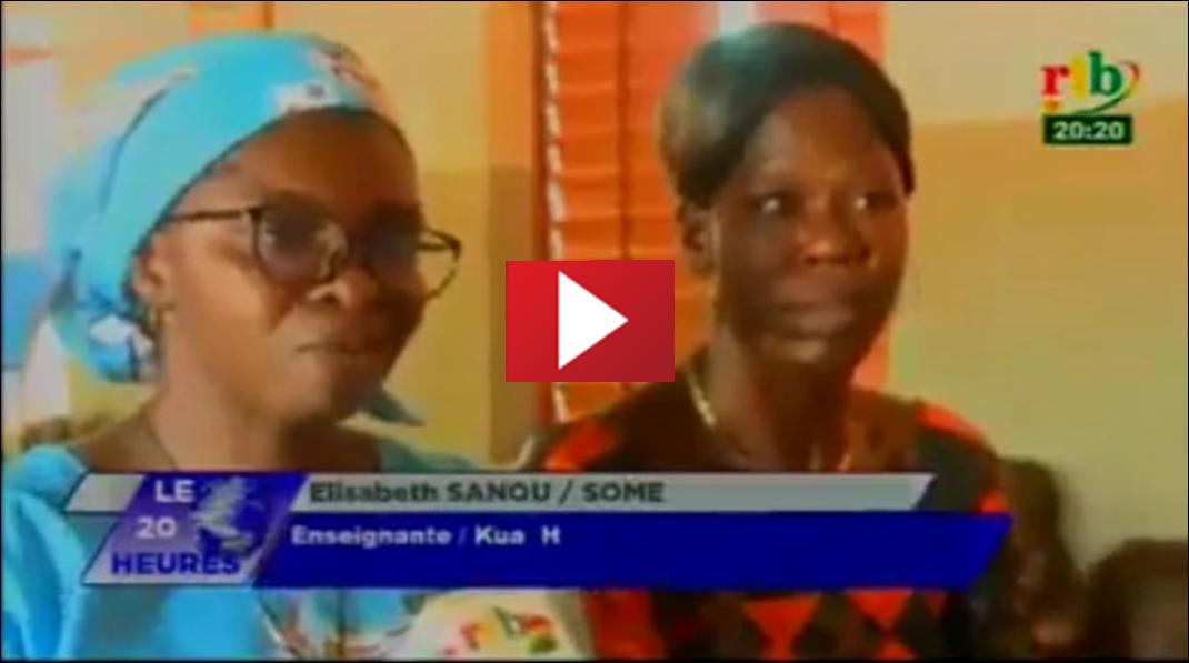 Elisabeth Sanou, enseignante au Burkina-Faso