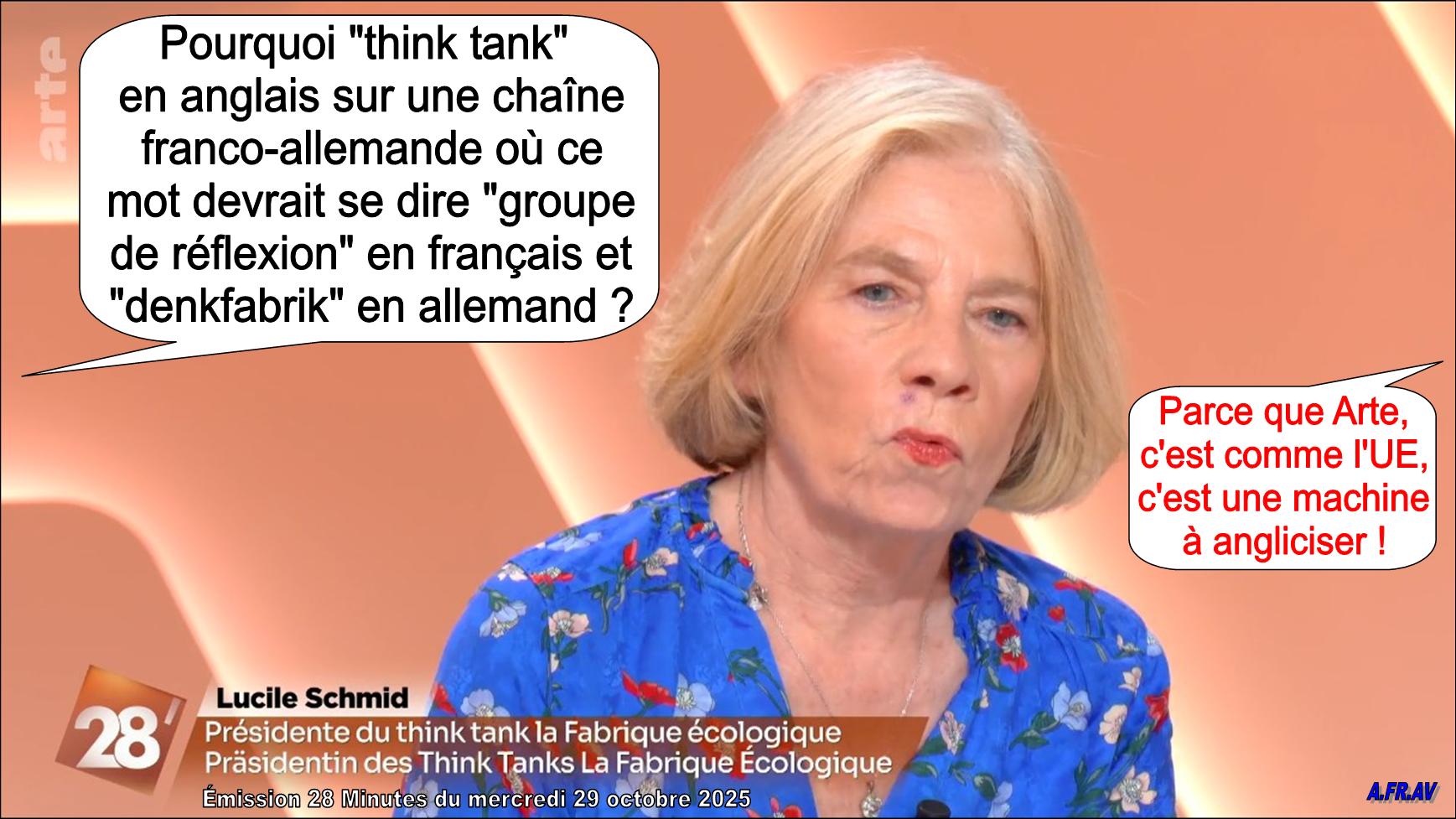 Elisabeth Quin, Lucile Schmid, 28 Minutes, Arte, groupe de réflexion