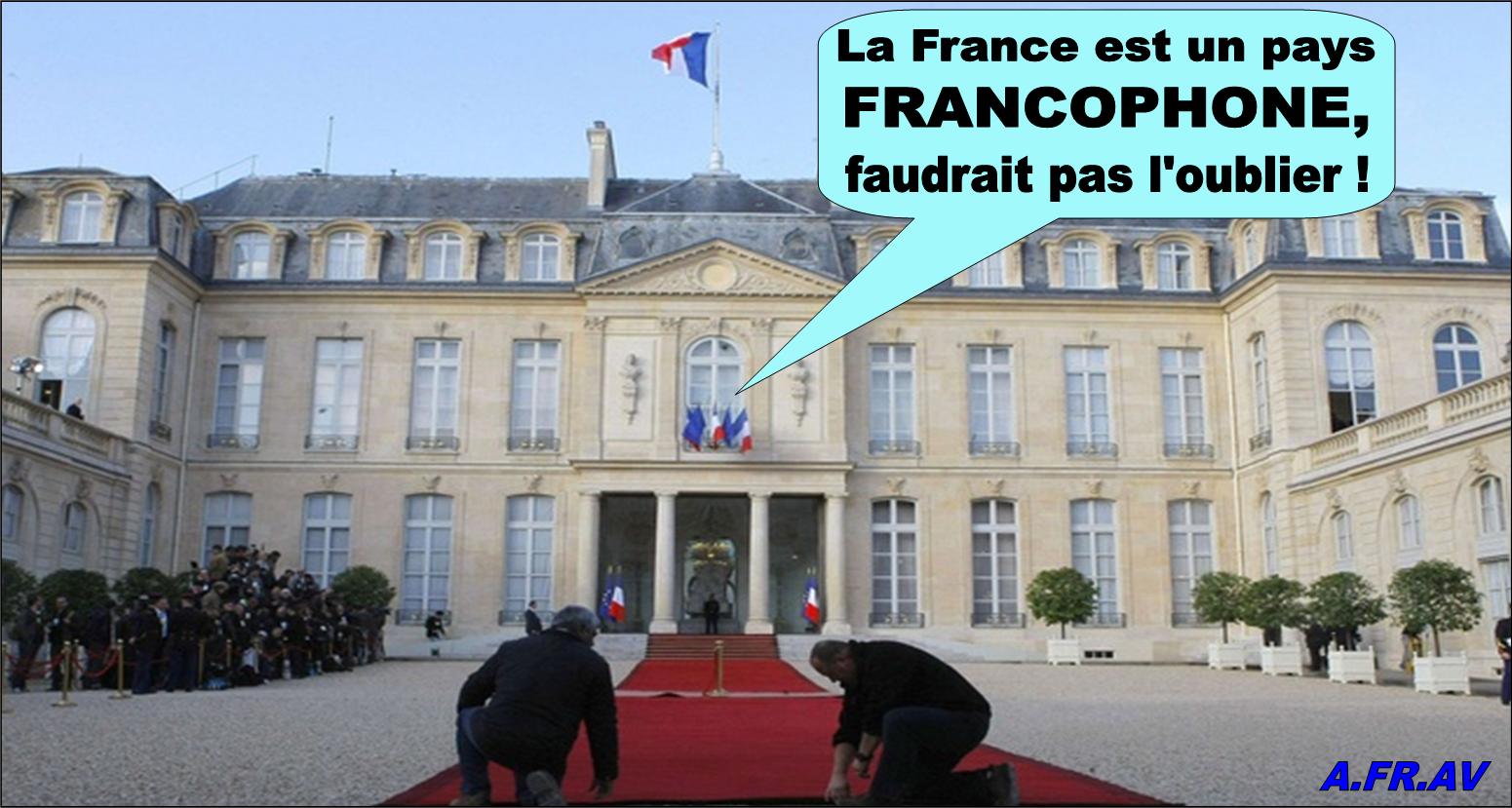 Non-respect de la langue française par les élites, elles-mêmes