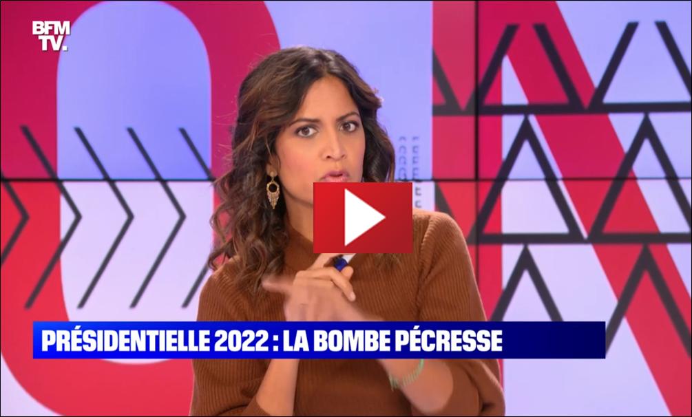 Emission Carnet Politique sur BFMTV au sujet de Val�rie P�cresse 