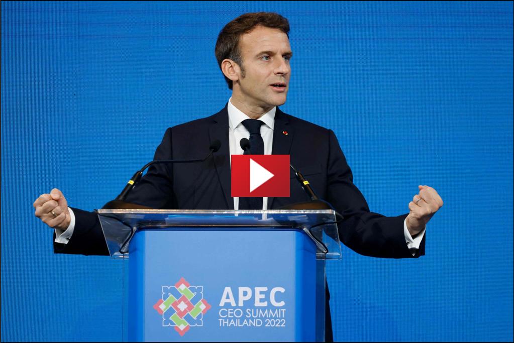 Emmanuel Macron parle anglo-amricain au Sommet de l'APEC en Thailande