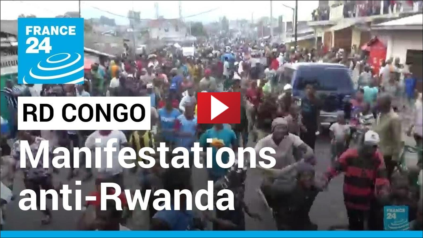 En RD Congo manifestations contre l'agresseur rwandais
