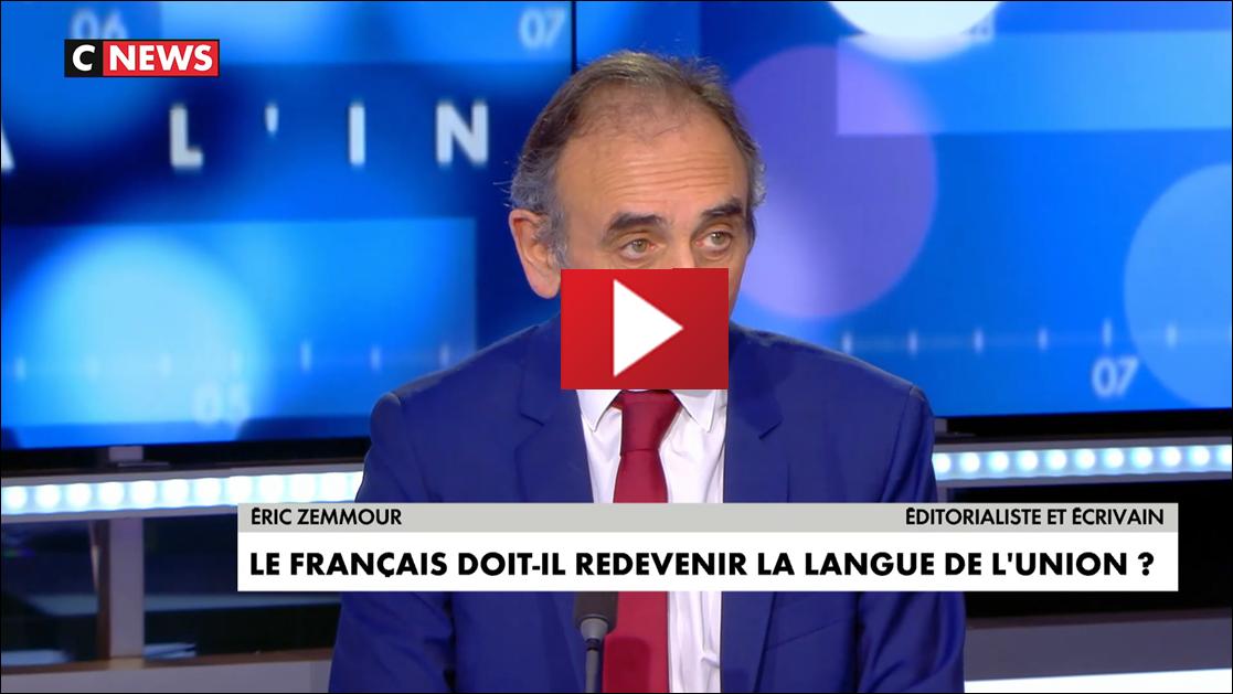 Eric Zemmour et l'anglais dans l'Union européenne