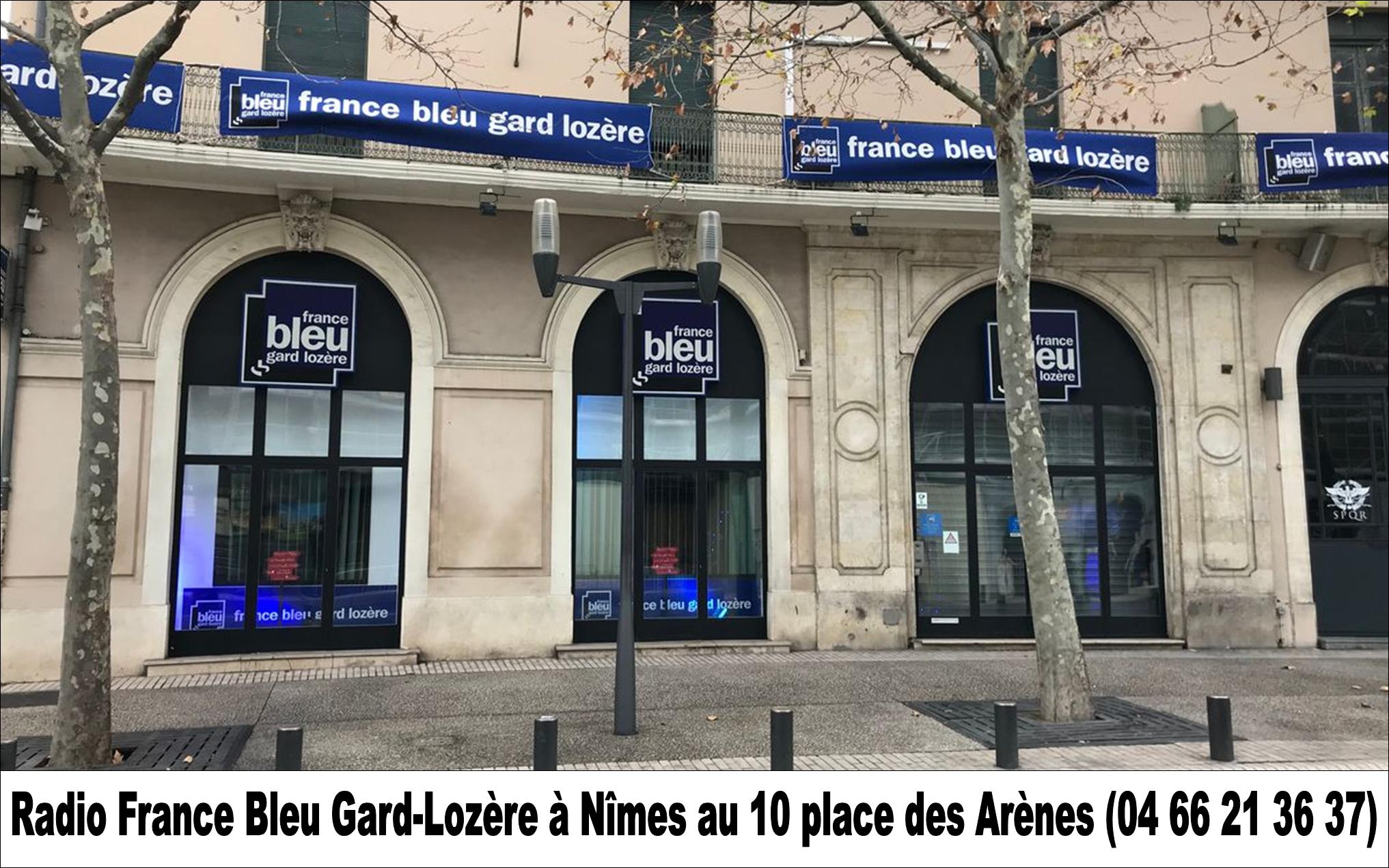 France Bleu Gard-Lozère au 10-boulevard des Arènes à Nîmes