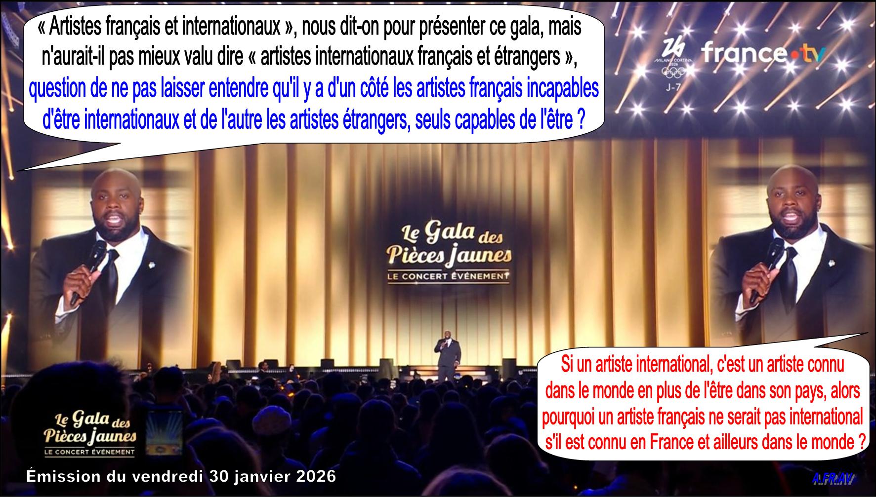 Gala, Pièces Jaunes, artistes internationaux français et étrangers