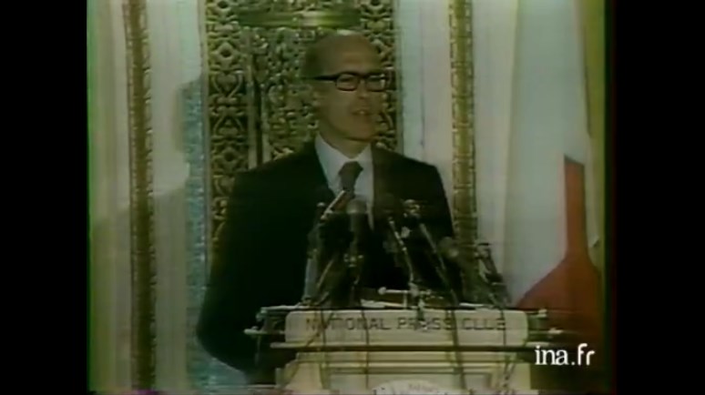 Valry Giscard d'Estaing aux tats-Unis d'Amrique en 1976